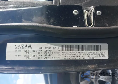 2016 Jeep Patriot Latitude из США, поврежденный, VIN 1C4NJRFBXGD758768